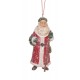 Kerstornament "Red Santa" 12cm